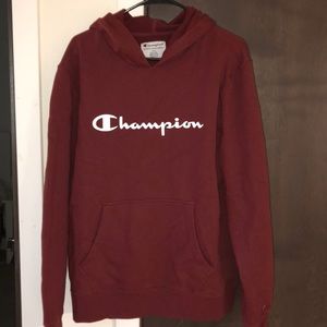 Maroon champion hoodie